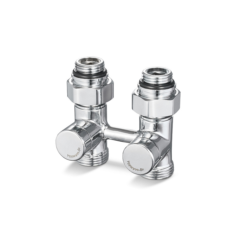 Узел нижнего подключения VMDV20-200415, 1/2"х3/4"EK НР, угловой, хром xx