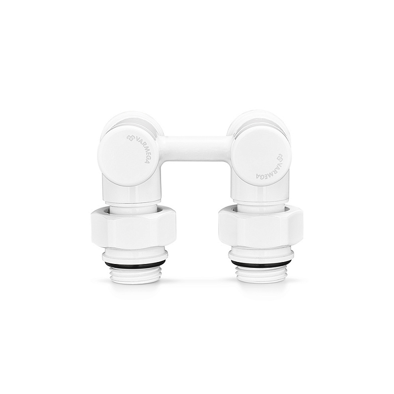 Узел нижнего подключения VMDV20-100415, 1/2"х3/4"EK НР, угловой, белый xx